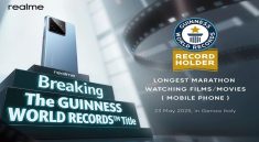 Realme GT 7 Officially Breaks Guinness World Record, Longest Marathon Watching Films/Movies