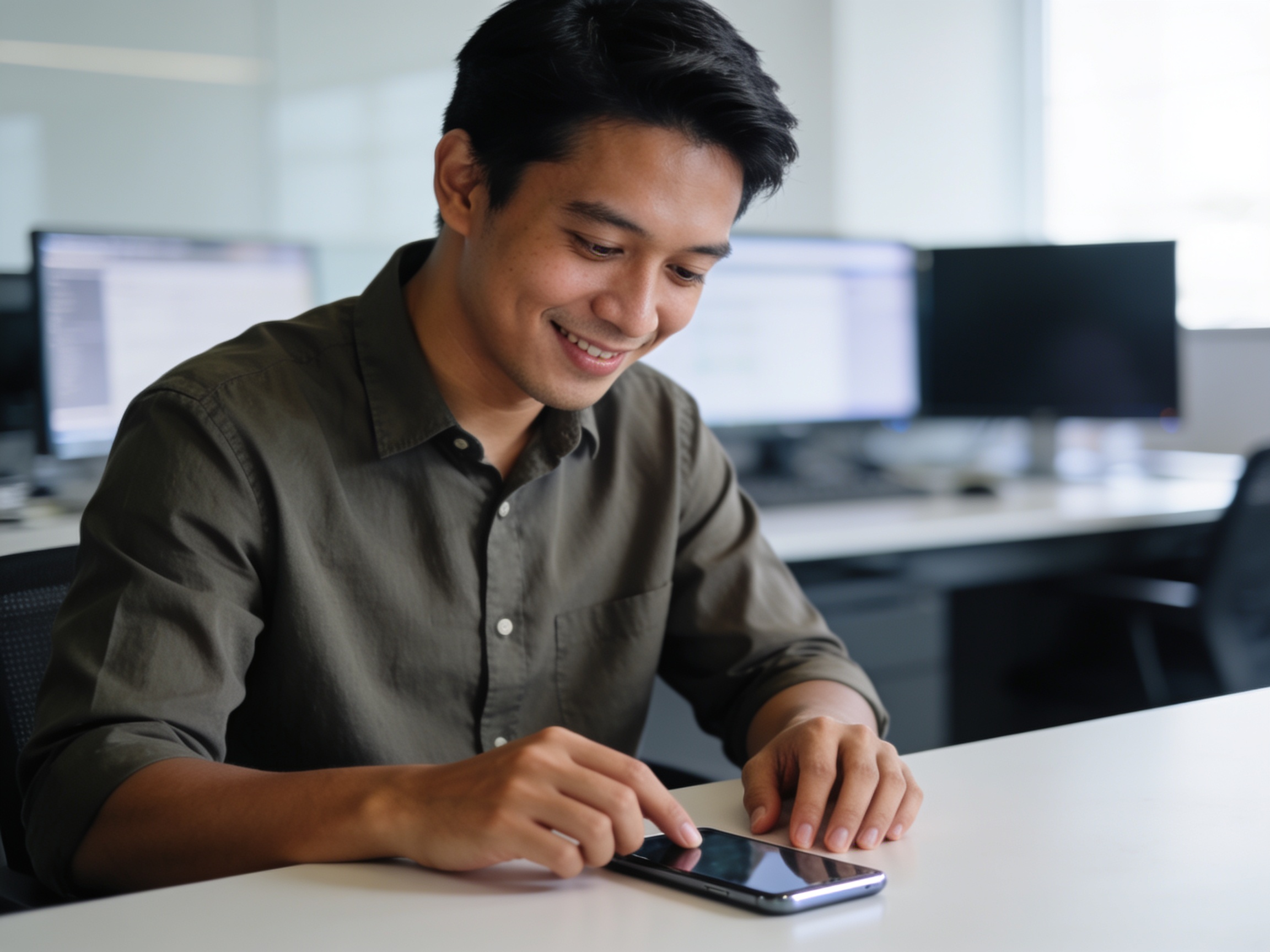 Reviewer Indonesia menguji performa Android terbaru dengan smartphone flagship di meja kerja.